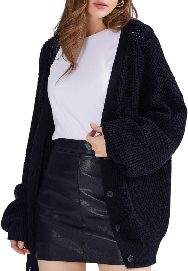 Women’s 100% Cotton Button-Down Oversized Cardigan - Image 15