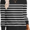 Women’s Long Sleeve Crewneck Soft Fall Pullover Sweater - Image 15