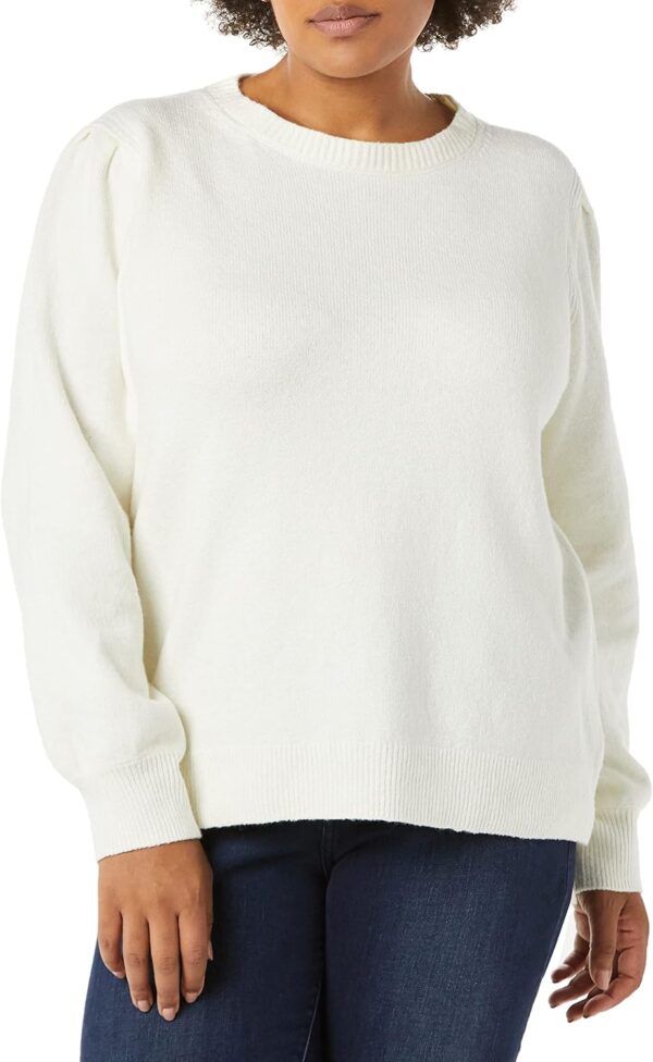 Women’s Soft Touch Pleated Shoulder Sweater - Image 13