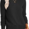 Women’s Long Sleeve Crewneck Soft Fall Pullover Sweater - Image 41