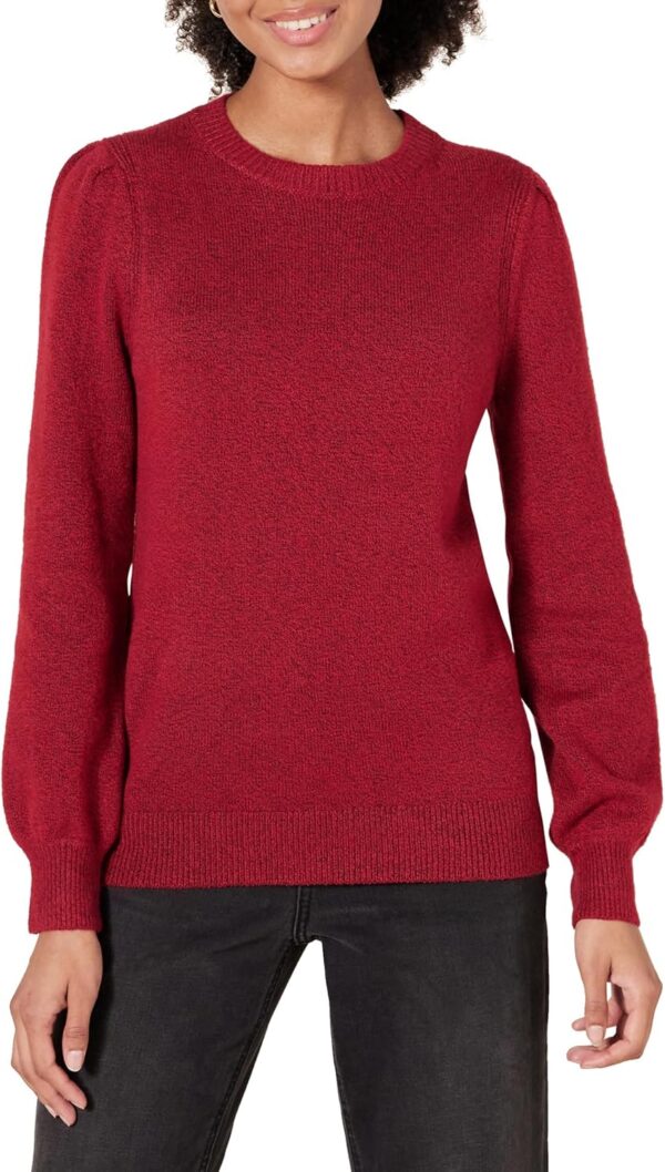 Women’s Soft Touch Pleated Shoulder Sweater - Image 9