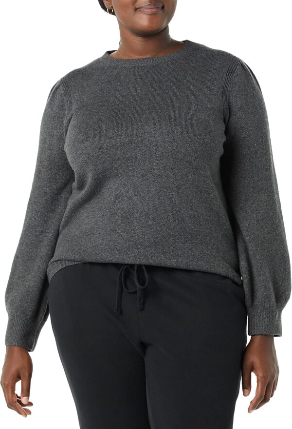 Women’s Soft Touch Pleated Shoulder Sweater - Image 11