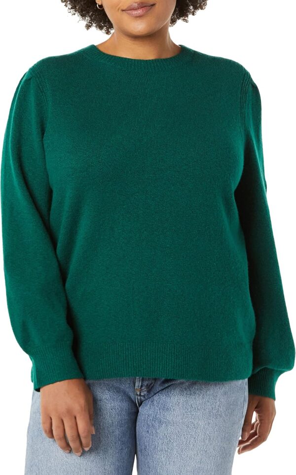 Women’s Soft Touch Pleated Shoulder Sweater - Image 14