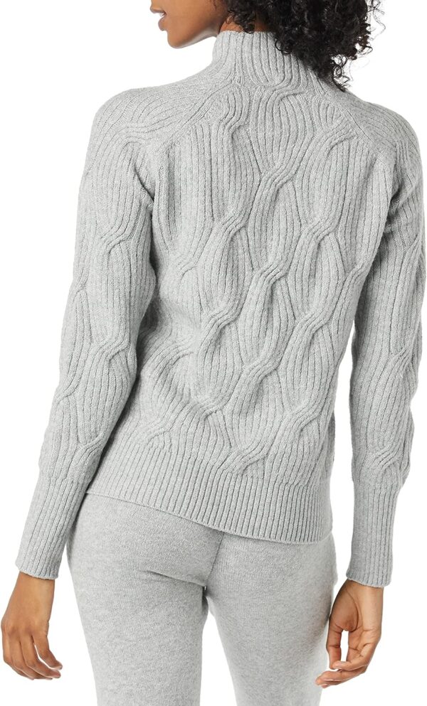 Women’s Winter Sweater, Soft Touch Funnel Neck Knit - Image 4