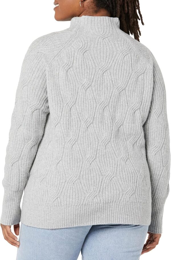 Women’s Winter Sweater, Soft Touch Funnel Neck Knit - Image 6